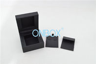 Black Cardboard Jewellery Gift Boxes , Handmade Jewelry Shipping Boxes